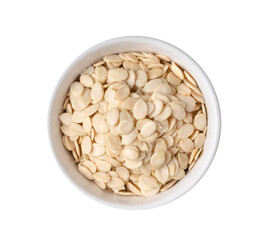 watermelon seed in white bowl isolated on transparent png