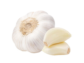 garlic on transparent png - Powered by Adobe