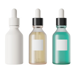 cosmetic bottle, essence and serum dropper type