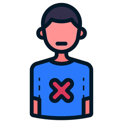 problem boy illustration