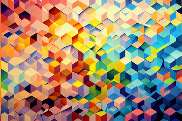 abstract colorful background. generative ai