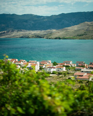 Fototapeta na wymiar Croatian village near the sea