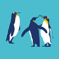 penguin vector graphic element design