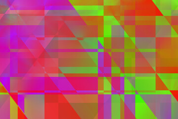 Multicolor background consisting of squares, rectangles and triangles