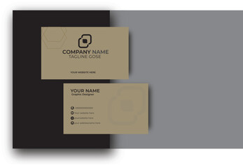 modern business card design . double sided business card design template . flat orange business card inspiration Creative minimal and modern business card design featuring geometric shapes