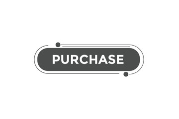 Purchase button web banner templates. Vector Illustration
