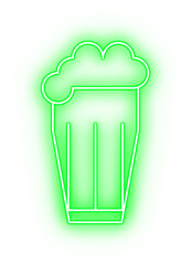 Green Neon Drink Icon