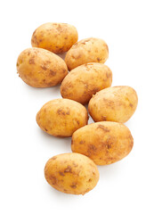 Potato isolated on white background