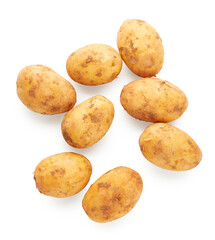 Potato isolated on white background