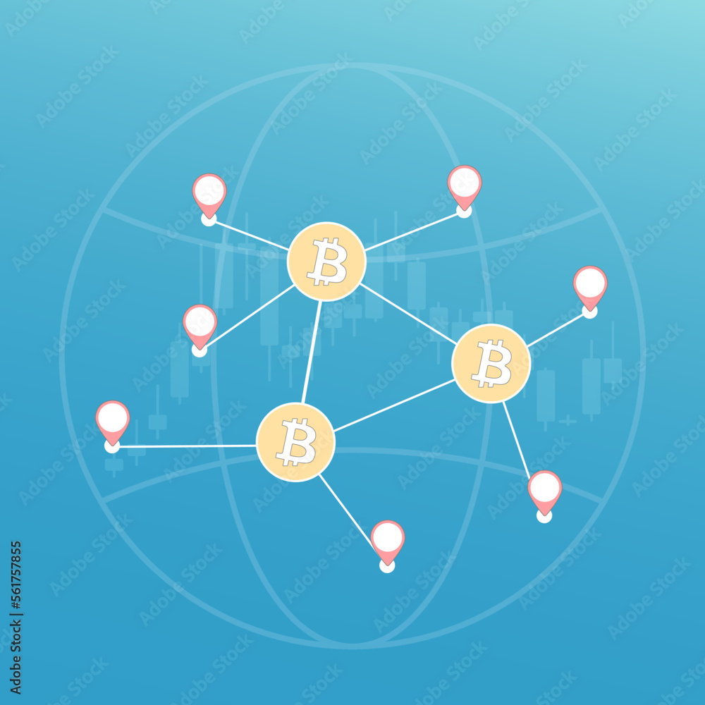 Poster bitcoin lightning network and offline cryptocurrency exchanges in the world
