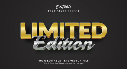 Editable text effect, Golden Fight text on elegant color style effect