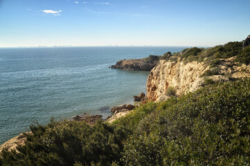 Fototapeta na wymiar costa de Tarragona