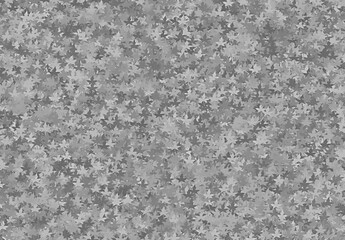 Illustration of Gradient Monochrome Heap of Maple Leaves Pattern