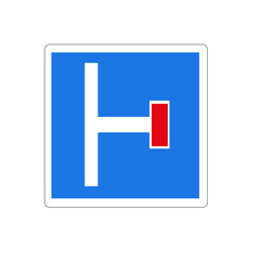 Panneau routier: Présignalisation d'une impasse