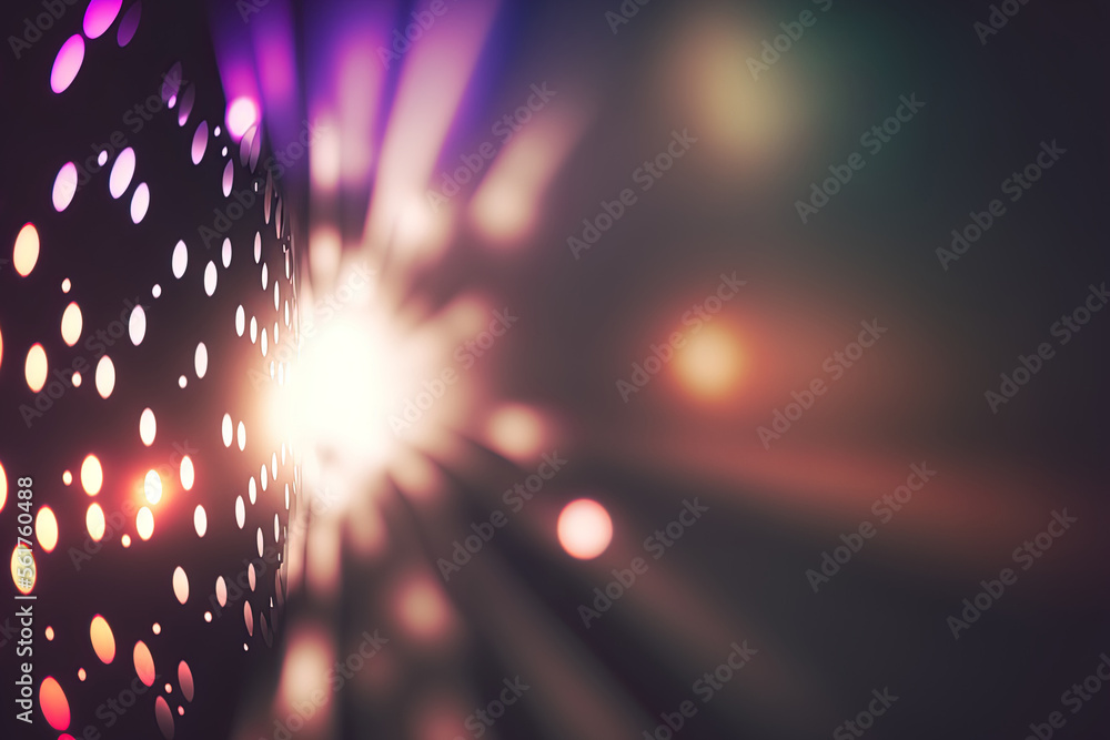 Poster background with led soft focus. generative ai