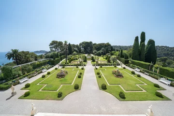 Crédence de cuisine en verre imprimé Villefranche-sur-Mer, Côte d’Azur Gardens of Villa Ephrussi de Rothschild, Nice, France