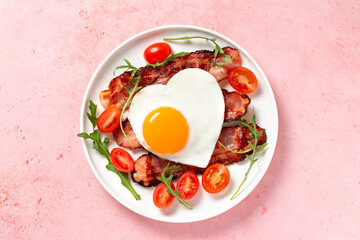 Breakfast for husband or boyfriend on Valentines or Fathers Day