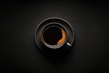 Digital illustration about coffee associations. Generative AI.