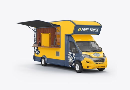 Food Trailer Mockup