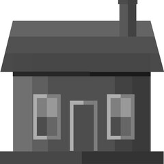 home icon set. house icon. building and building icon. minimalist house. simple house