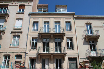 Obraz premium art déco (?) flat building in nancy (france)