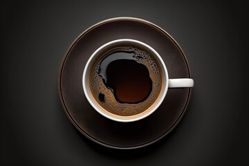 Digital illustration about coffee associations. Generative AI.