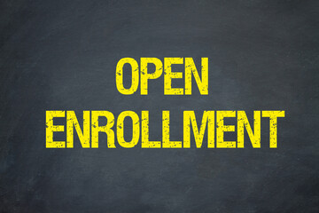 open enrollment	 - obrazy, fototapety, plakaty