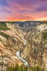 Badkamer foto achterwand Sunset over Grand Canyon of the Yellowstone © Fyle