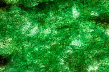 A thin section of olivine photographed with transmitted light