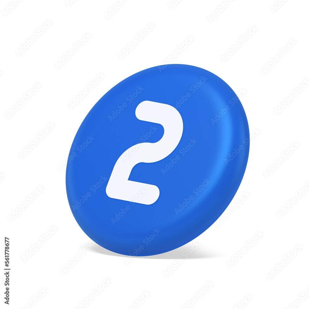 Aufkleber two character button numeral cyberspace calculation service 3d isometric realistic icon