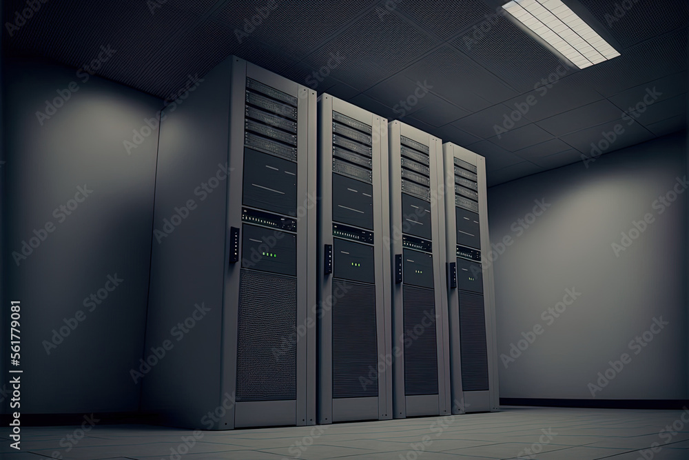 Poster servers for a network in a data room. generative ai