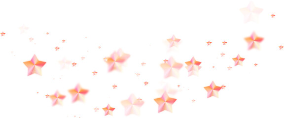 Confetti stars pink