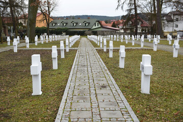 Cmentarz żołnierzy w Kielcach - obrazy, fototapety, plakaty