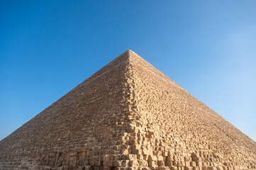 Fototapeta na wymiar Pyramid of Cheops during the morning from Egypt