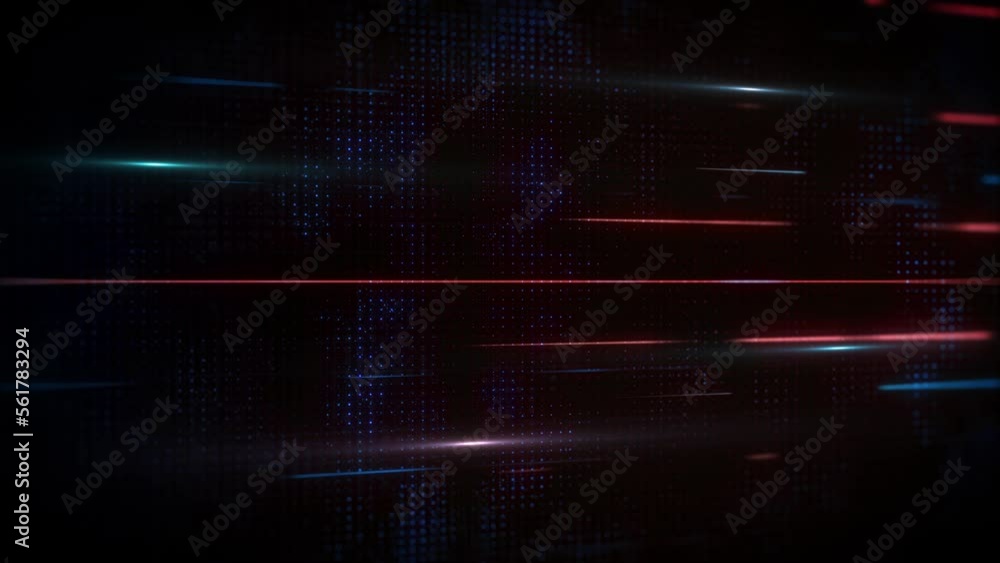 Poster abstract 3d digital high technology background/ 4k animation of an abstract 3d technology background