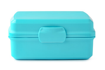 Empty food container isolated on white background