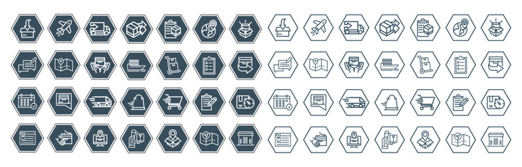DELIVERY ICON SET DESIGN