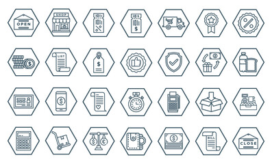 RETAIL ICON SET DESIGN