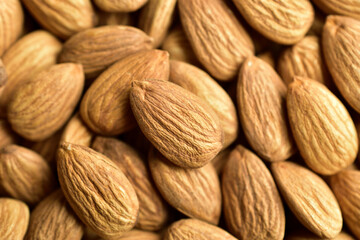 Fototapeta premium Macro stock image of almond