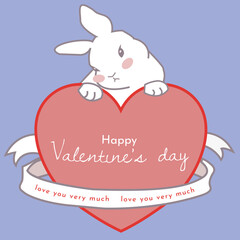 Happy Valentine's Day from rabbit