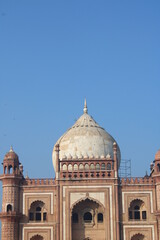 Safdarjung's Tomb in a marble mausoleum in New Delhi, India
