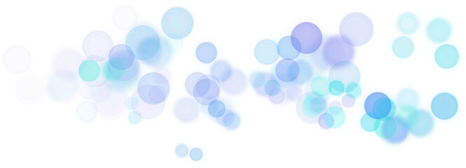transparent blue bokeh particle effect