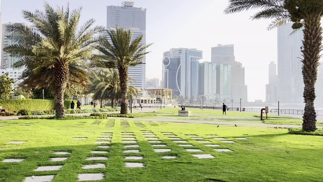 downtown city downtown, Sharjah cornice