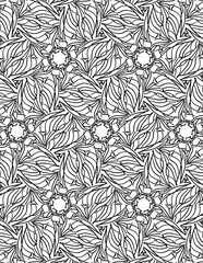 Black and white abstract geometric pattern