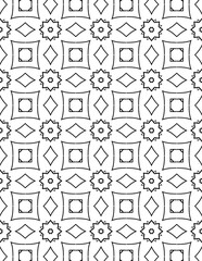 Black and white abstract geometric pattern