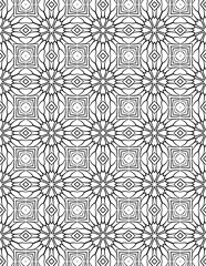 Black and white abstract geometric pattern