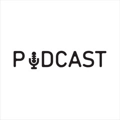 podcast icon, vector, illustration, symbol