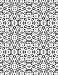 Black and white abstract geometric pattern