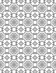 Black and white abstract geometric pattern