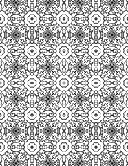 Black and white abstract geometric pattern